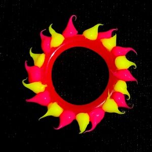 Y2K Jelly Spike Ring Size 5